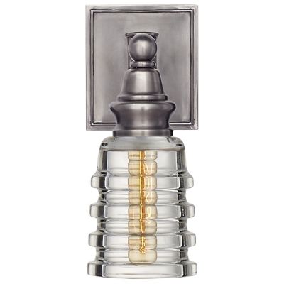 Covington Wall Sconce with Ribbed Glass