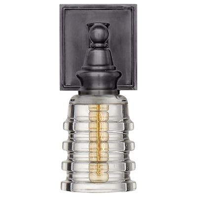 Covington Wall Sconce with Ribbed Glass