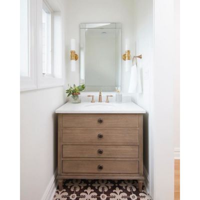 Shop Visual Comfort Signature, TOB 2187HAB-WG, Graydon Bath Light  Collection, Brass - Antique