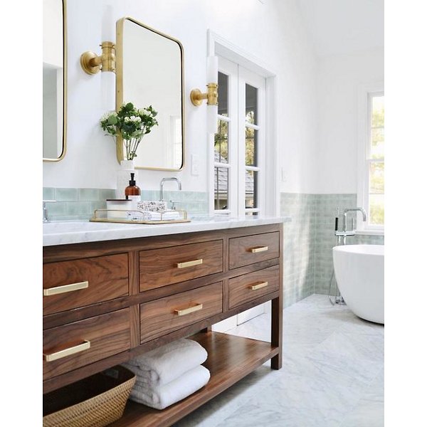 Graydon Double Bath Wall Sconce By Visual Comfort At Lumens Com - Double Wall Sconce Bathroom
