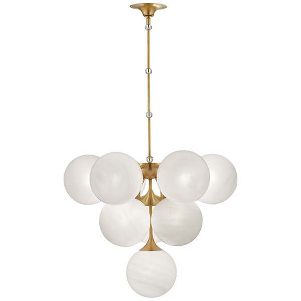 Cristol Tiered Chandelier By Visual, Visual Comfort Chandelier Parts