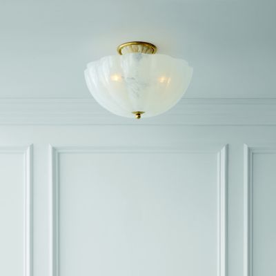 Shown in Hand Rubbed Antique Brass finish, in use