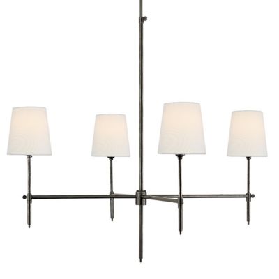 Lune Offset Linear Chandelier by Visual Comfort Studio