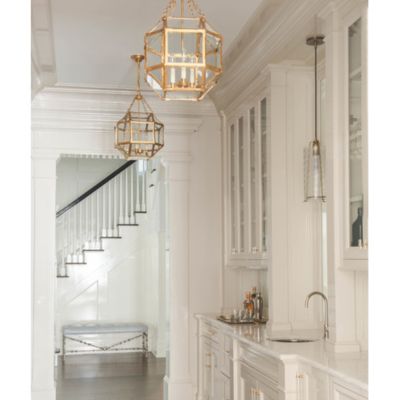 Visual Comfort Morris Medium Lantern pendant light - Gild & Co.