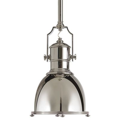 E.F. Chapman Country Industrial Pendant in Brass by Visual Comfort  Signature at Destination Lighting