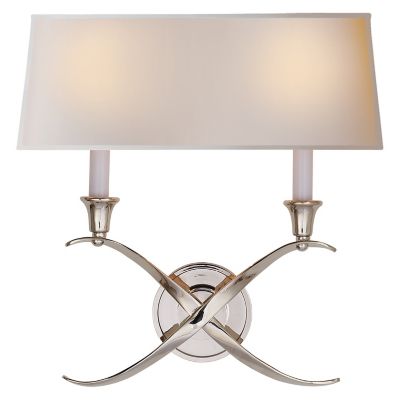 Cross Bouillotte Wide Wall Sconce