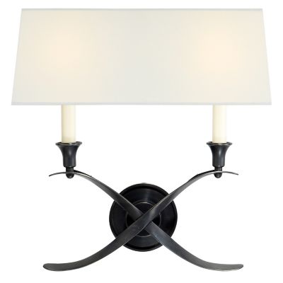 Cross Bouillotte Wide Wall Sconce
