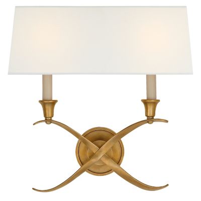 Cross Bouillotte Wide Wall Sconce