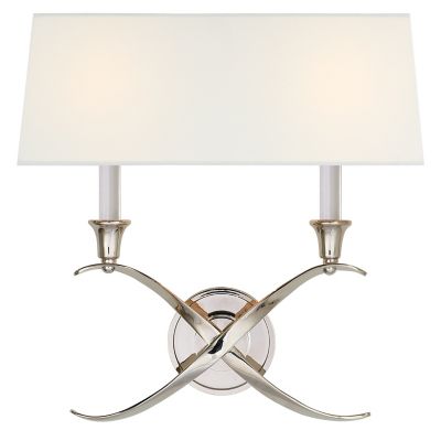 Cross Bouillotte Wide Wall Sconce