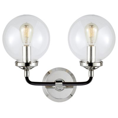 Bistro Polished Nickel Bathbar