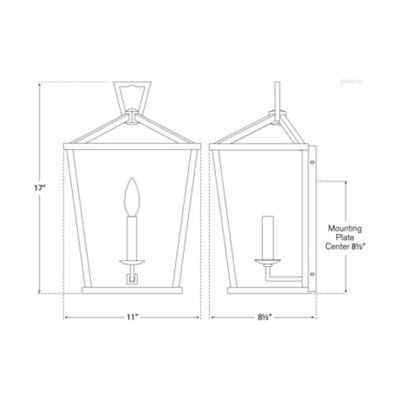 Darlana Wall Sconce by Visual Comfort at