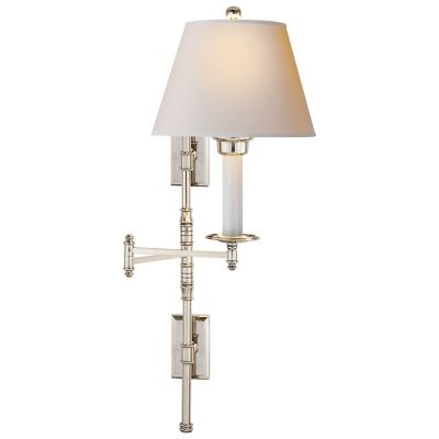 Dorchester Double Backplate Swing Arm Sconce