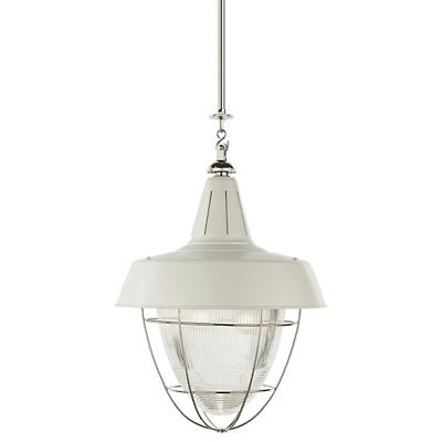 Henry Industrial Pendant with Prismatic Glass