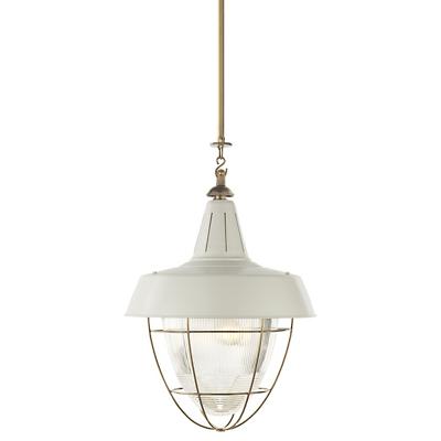 Henry Industrial Pendant with Prismatic Glass