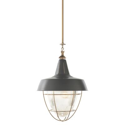 Henry Industrial Pendant with Prismatic Glass