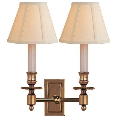 French Double Library Wall Sconce