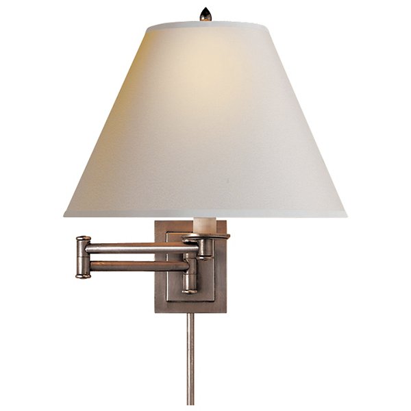 Vintage Industrial Desk Lamp Swing-Arm Metal Task Primitive Country Table Light 