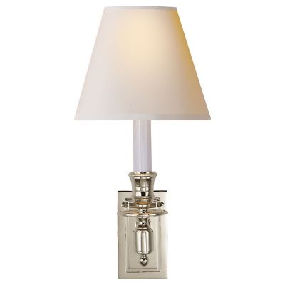 French Single Library Wall Sconce