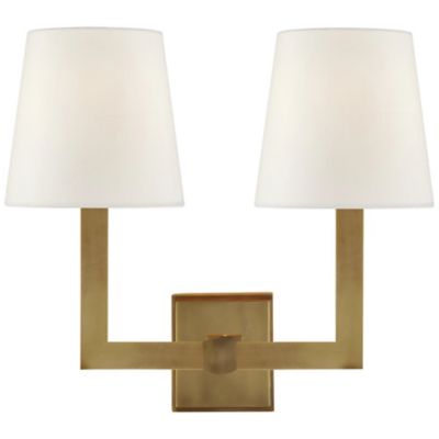 Square Tube Double Wall Sconce