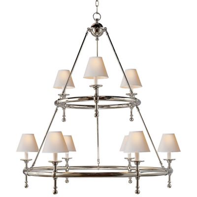 Classic Two-Tier Ring Chandelier