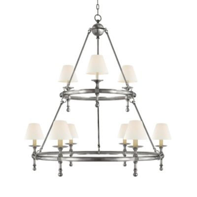 Classic Two-Tier Ring Chandelier