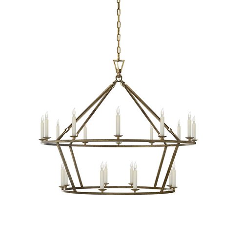 Darlana Large Two-Tiered Ring Chandelier
