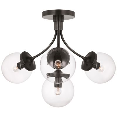 Prescott Medium Semi-Flushmount