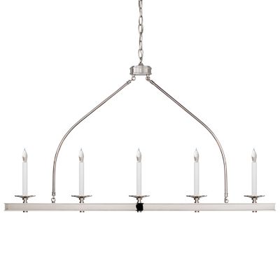 Lune Offset Linear Chandelier by Visual Comfort Studio