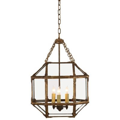 Morris Small Pendant (Clear|Gilded Iron) - OPEN BOX