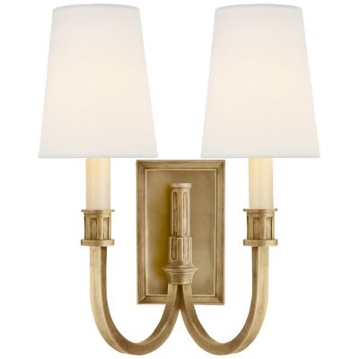 Modern Library Double Sconce