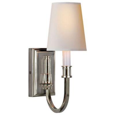 Thomas O'Brien Delphia 2 Light 12.5 inch Hand-Rubbed Antique Brass Double  Arm Sconce Wall Light, Large
