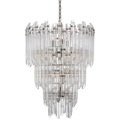 Adele Three Tier Waterfall Chandelier by Visual Comfort at Lumens.com