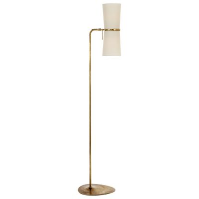 Clarkson Floor Lamp (Antique Brass) - OPEN BOX RETURN