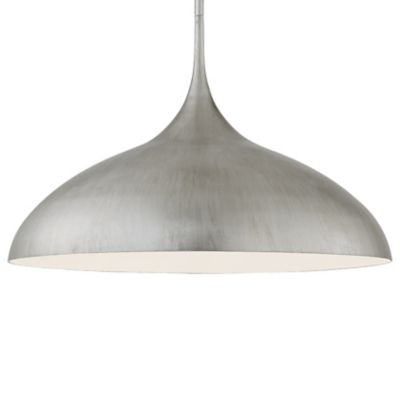 Agnes Pendant (Burnished Silver w/White/L)-OPEN BOX RETURN