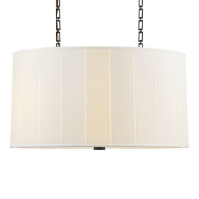 Perfect Pleat Oval Pendant