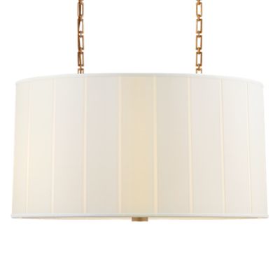 Perfect Pleat Oval Pendant