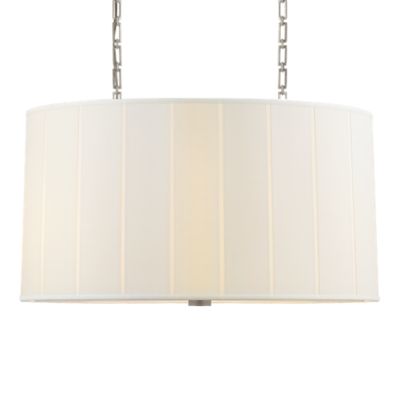 Perfect Pleat Oval Pendant