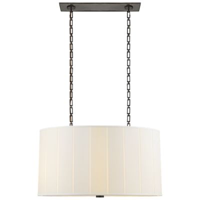 Perfect Pleat Oval Pendant