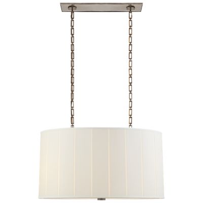 Perfect Pleat Oval Pendant