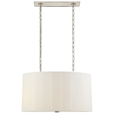 Perfect Pleat Oval Pendant