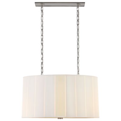 Perfect Pleat Oval Pendant