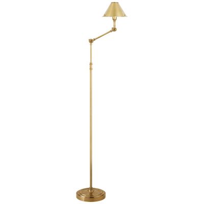 Antique Solid Brass Floor Lamp - Foter
