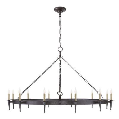 Branson Ring Torch Chandelier