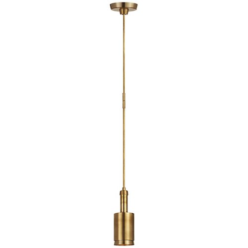 Anders Mini Cylindrical Pendant (Brass/3.75 In) - OPEN BOX
