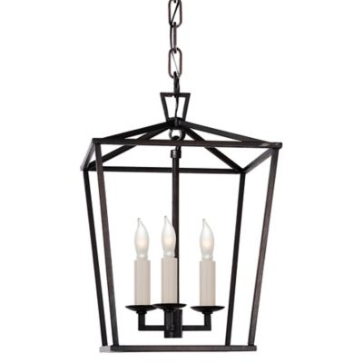 Darlana Mini Lantern Pendant (Aged Iron) - OPEN BOX