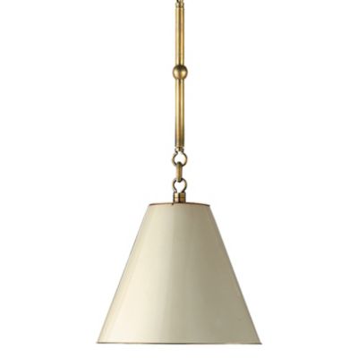 Goodman Mini Pendant (Antique White with Brass) - OPEN BOX