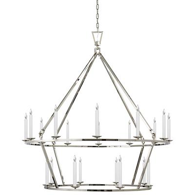 Darlana Extra-Large Two-Tiered Ring Chandelier