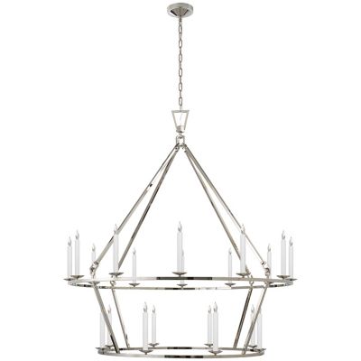 Darlana Extra-Large Two-Tiered Ring Chandelier