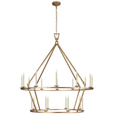 Darlana Extra-Large Two-Tiered Ring Chandelier
