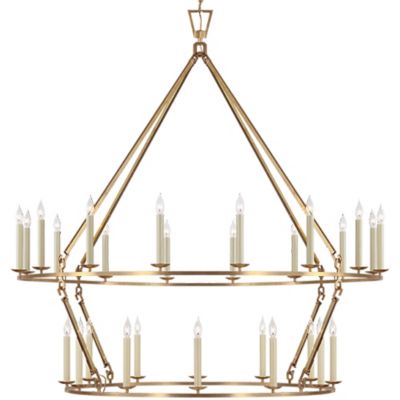 Darlana Extra-Large Two-Tiered Ring Chandelier